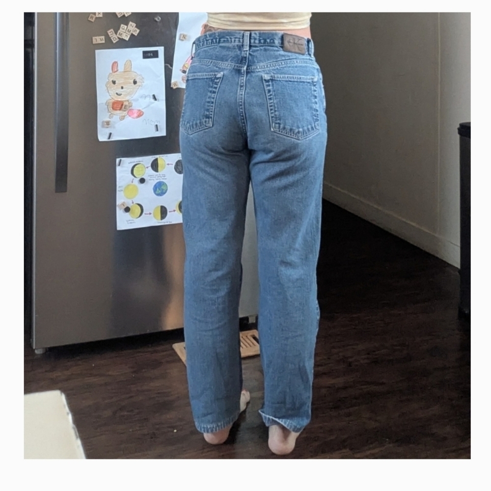 Calvin Klein Size 27 Jeans Boyfriend Jean - Picture 12 of 13